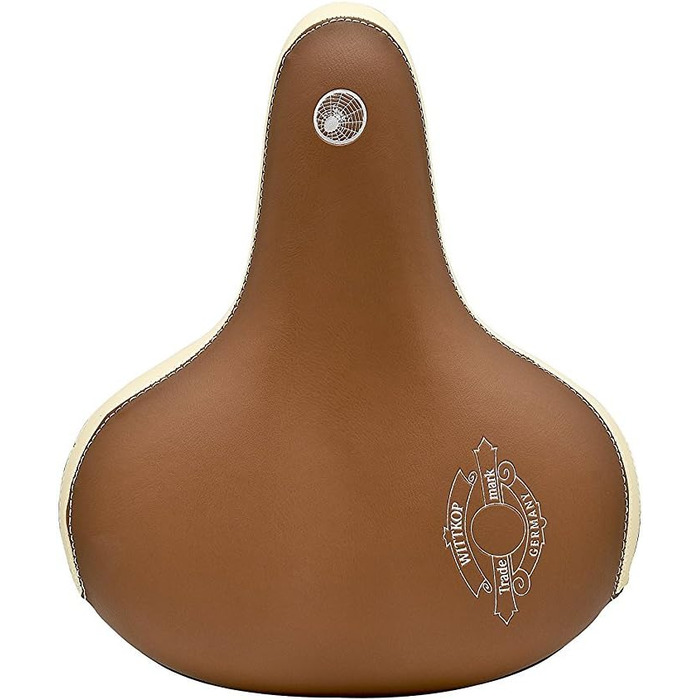 Велосипедне сідло Büchel WITTKOP Big City - зручне сідло для міського велосипеда з відбивачем та великою м'якою посадкою. Підходить для чоловіків та жінок, з гелевою вставкою для максимального комфорту.