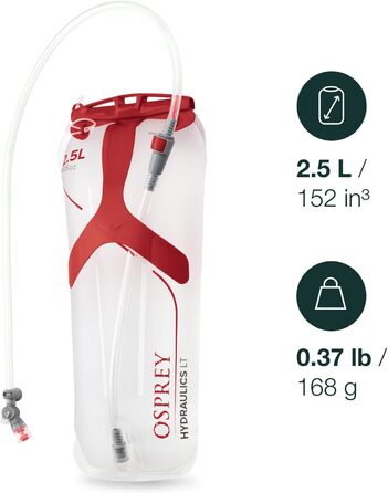 Питна система Osprey Hydraulics LT 2,5 л – резервуар для води, туристична гідраційна пляшка