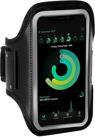 Спортивний чохол-наплічник ONEFLOW для iPhone 13 Mini, чорний, арматура для бігу та фітнесу