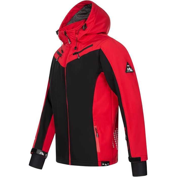 Чоловіча куртка софтшелл Rock Creek Outdoor H-286, червона, розмір 3XL