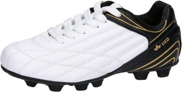 Дитячі футбольні бутси Lico Soccer Champ, 37 EU, білий, чорний, золотий
