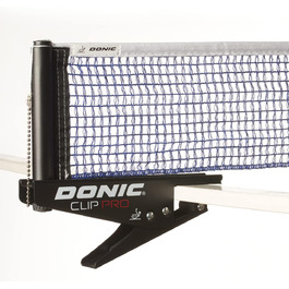 Сітка для настільного тенісу Donic Clip Pro ITTF, регульована, чорна-синя, для змагань, для приміщень