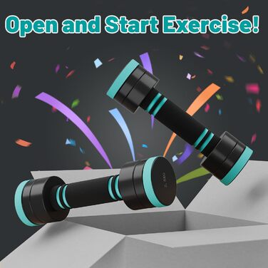 Набір гантелей Dripex, регульовані, сталеві, 2 шт. по 2.5 кг, 2 шт. по 5 кг, 2 шт. по 10 кг, для дому