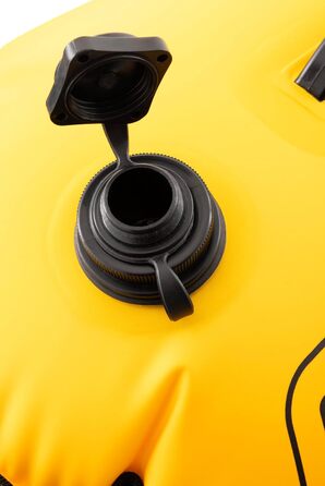 Буйок плавальний CRESSI Glide Pro 28L - сигнальний, надувний, жовтий для плавання, снорклінгу та триатлону