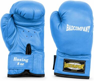 Дитячий боксерський набір Bad Company: боксерська груша 55x25 см + рукавички 8oz (синій)
