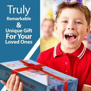 Набір для настільного тенісу Abco Tech: 4 ракетки з м'яким гумовим покриттям та 6 м'ячів, для професійних та аматорських ігор, 2-4 гравці