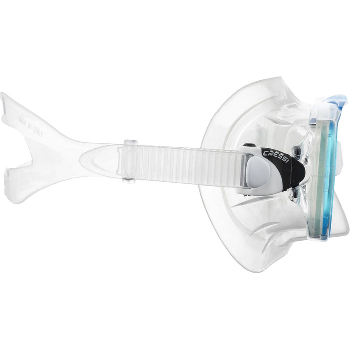 Набір для снорклінгу Cressi Estrella: маска та трубка Seal Dry, прозорий/аквамарин, універсальний розмір