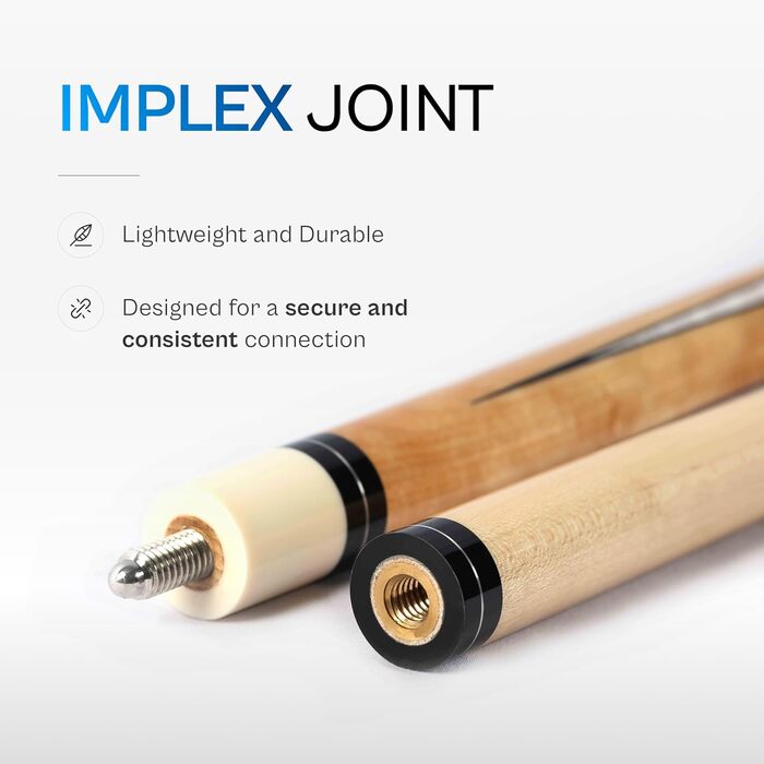 Більярдний кий Pearson Cues League Series 58 дюймів, срібний, 19 oz (з обмоткою Cool PZ)