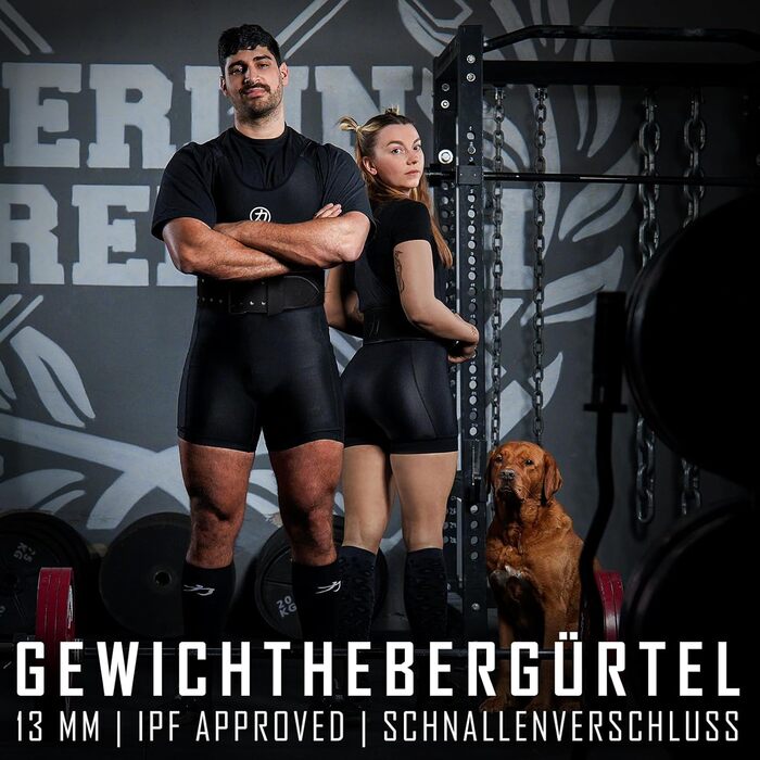 Пояс для пауерліфтингу Strength Shop 13 мм, сталевий подвійний язичок, IPF, для підйому ваги, захист спини, S, чорний
