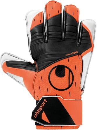 Воротарські рукавички Uhlsport Resist для дорослих, унісекс, розмір 7, флуоресцентний оранжевий/білий/чорний