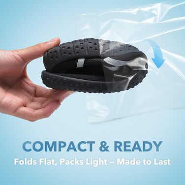 Водні черевики WateLves: дихаючі, швидковисихаючі, унісекс (44 EU, чорний/сірий)