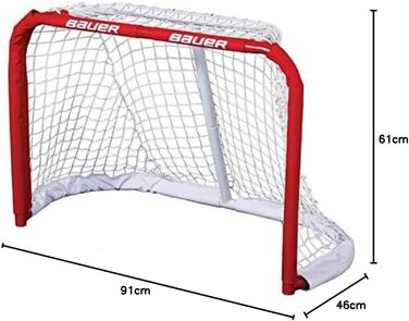 Хокейні ворота Bauer Tor Style Pro 3'x2', професійні, метал