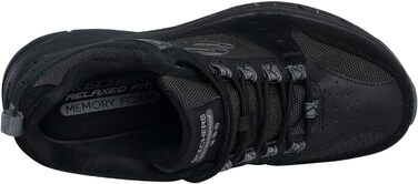 Чоловічі кросівки Skechers Vigor 2.0 - чорний замш, сині вставки