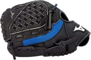 Рукавичка бейсбольна дитяча Mizuno Prospect PowerClose (правий рукав, чорно-синя | Tartan-Flex)