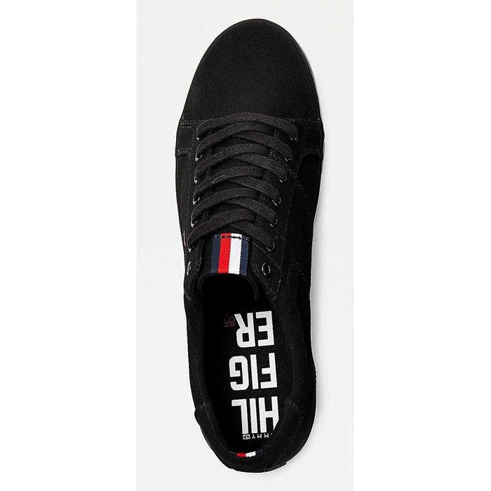 Чоловічі кеди Tommy Hilfiger Vulcanized Sneaker, чорні (розмір 41 EU)