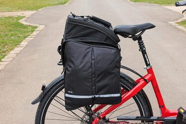 Сумка на багажник для велосипеда ZEFAL Z Traveler ZF 7049 B, водонепроникна, чорна