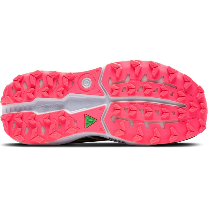 Жіночі кросівки Brooks Caldera 7 Rosa Peacoat Sonniges Limettengrün (38 EU)