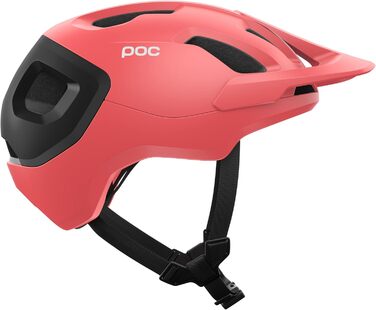 Велошолом POC Axion Race MIPS для трейлу, з технологією MIPS Integra, регульований, розмір L (59-62 см), колір кораловий/чорний матовий