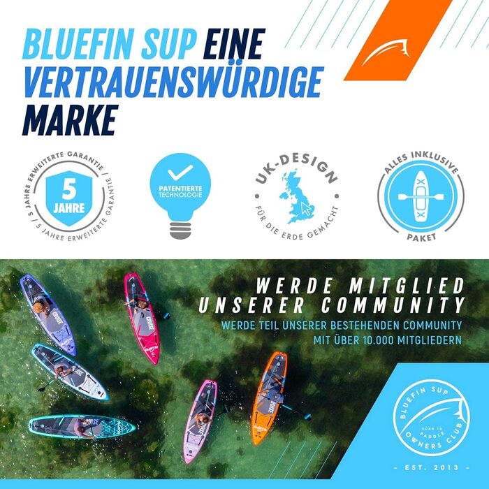 Надувне каяк Bluefin Scout та Ranger – альтернатива надувному каное, 1-місний і 2-місний, для активного відпочинку