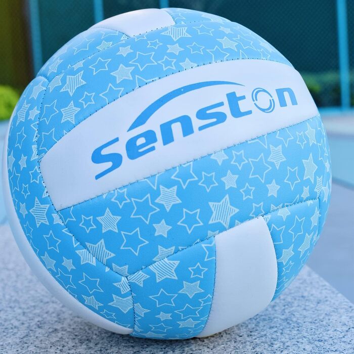 Світний волейбольний м'яч Senston, розмір 5, для пляжу, саду та басейну, подарунок