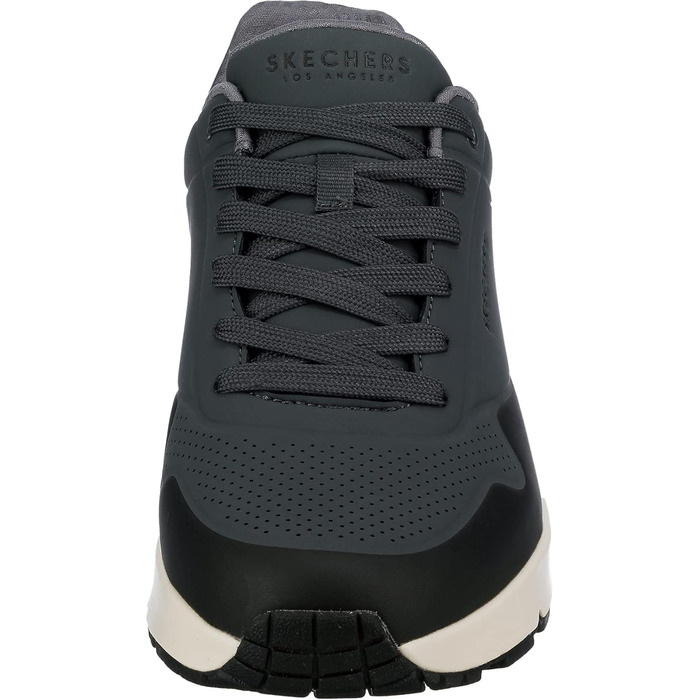 Чоловічі кросівки Skechers UNO Timeline - сірий/чорний, 45 EU, Durabuck