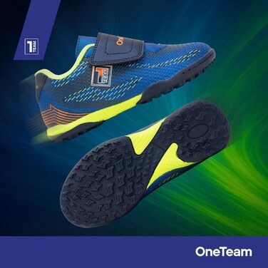 Дитячі футбольні бутси OneTeam Robero Junior TF для штучного покриття - розмір 25 (32 EU), Marine