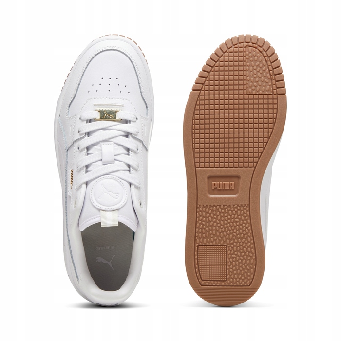 Жіночі шкіряні кеди Puma Carina Street Lux 397487 01, білі, розмір 36
