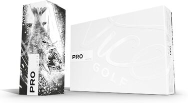 Гольф-м'ячі VICE Pro White 2020, 3-шарові, уретан, 12 шт, для досвідчених гравців, високий спін, максимальний контроль