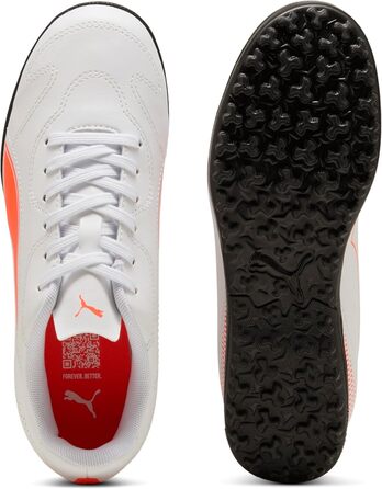 Дитячі футбольні бутси PUMA Vitoria II TT Jr - біло-червоні, 34 EU