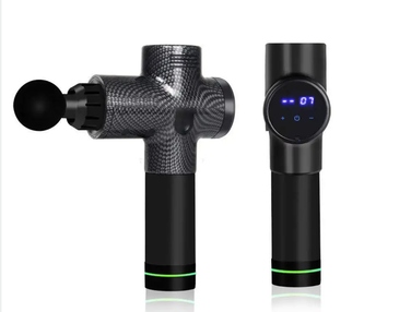 Перкусійний масажер для тіла, Massage Gun — Карбоновий