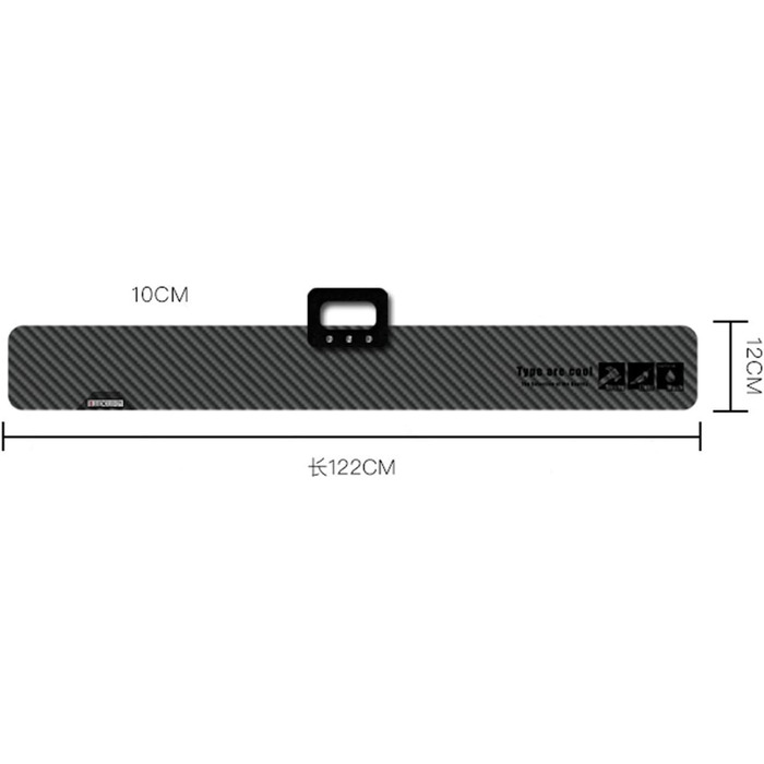Чохол для бильярду YRU на 3/4, 122 см - вміщує 4 кия. Аксесуар для більярдного обладнання