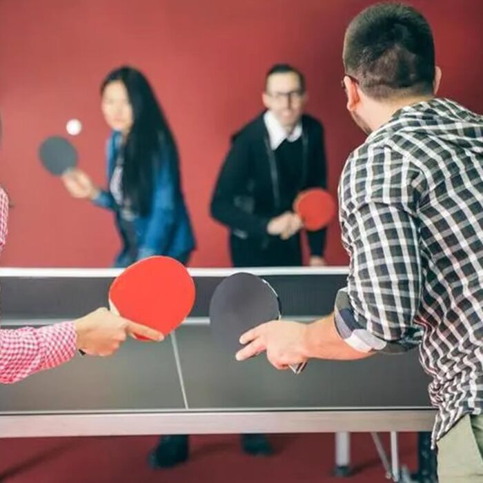 Набір для пінг-понгу Mritrit для 2 гравців: 2 ракетки та 3 м'ячі, ідеально для початківців, для гри в приміщенні та на вулиці