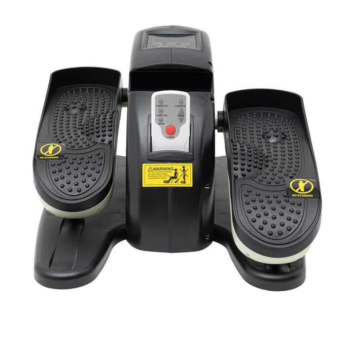 Еліптичний тренажер під стіл, електричний з масажем ніг, міні крострейнер з пультом, LCD-трекер, для молоді, літніх та дорослих