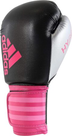 Боксерські рукавички adidas Hybrid 100 Dynamic Fit, чорні/рожеві, 8 oz