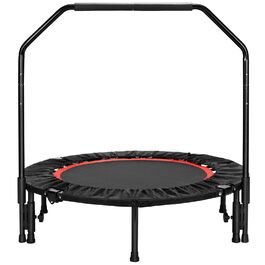 Міні-трампліна LIFERUN 101 см для дому, фітнес-тренажер, 150 кг, регульовані ручки, червоний