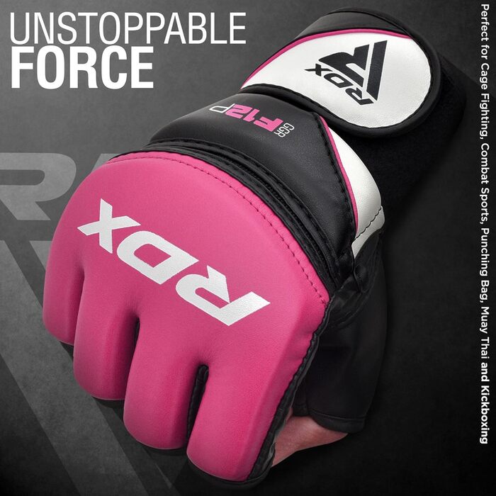 RDX MMA рукавички для спарингу шкіряні, сині, розмір M