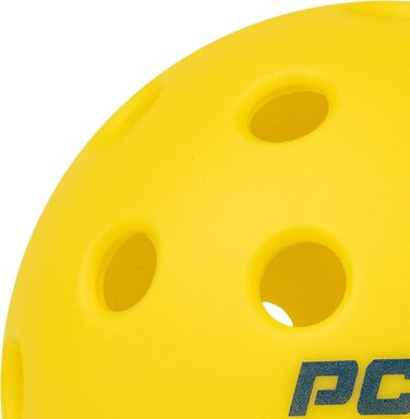 PCKL Optic Speed Піклбол м'ячі для гри всередині та на вулиці, жовті, відповідають стандартам USAPA