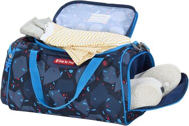 Спортивна сумка Step by Step 'Трактор Фредді', блакитна, 13л, з відділенням для мокрого одягу, регульовані ремені