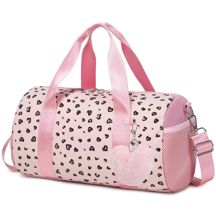 Спортивна сумка для дівчаток для балету та плавання, фіолетова (дизайн Liebe Rosa)