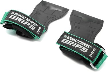 Лямки для силових тренувань та бодібілдингу Zughilfen Grip Pads з підтримкою зап'ясть та швидкою фіксацією, колір Mint, розмір L