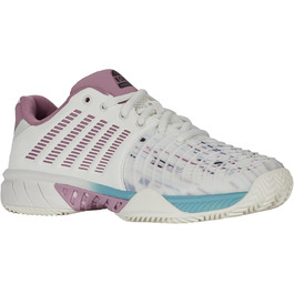Жіноче тенісне взуття K-Swiss Express Light 3, розмір 37 EU, білий, лілак, пастельно-бірюзовий