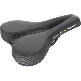 Велосипедне сідло Velo Basic Deep Channel 262x165 мм, чорне