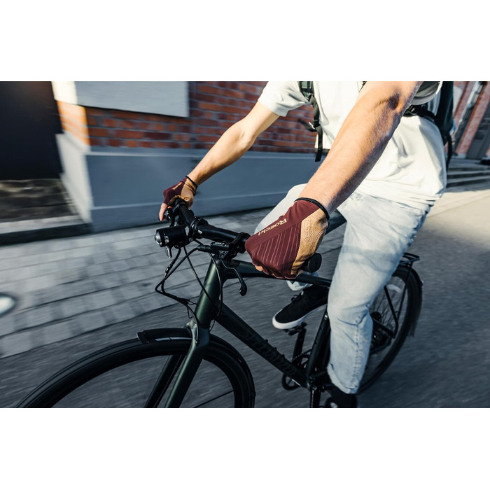 Roeckl ISONE: Велоперчатки High Performance Unisex, розмір 8.5, колір Mahogany