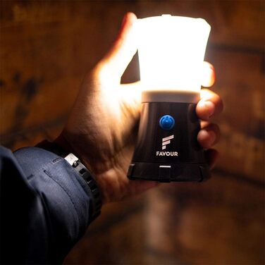 LED кемпінговий ліхтар IPX7, водонепроникний, плавучий, ударостійкий, портативний, на батарейках, 4 режими освітлення (вкл. SOS), вбудований карабін, легкий та компактний