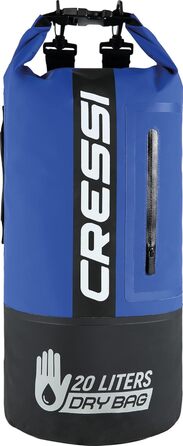 Водонепроникний мішок CRESSI Unisex, 20 літрів, чорний/синій, біколорний