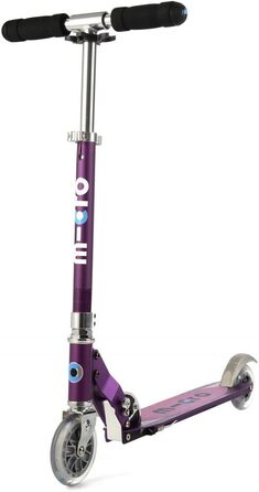 Дитячий самокат Micro Sprite Roller, фіолетовий, смугастий дизайн