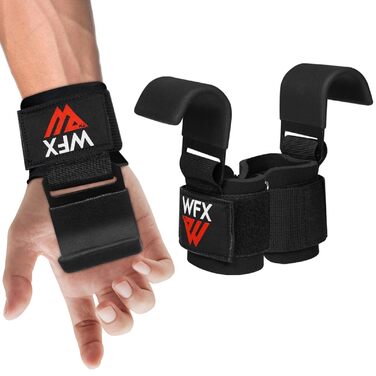 Набір для важкої атлетики: гак для тяги з гумовими ручками, захист зап'ястя з неопрену, 7 мм, для силових тренувань