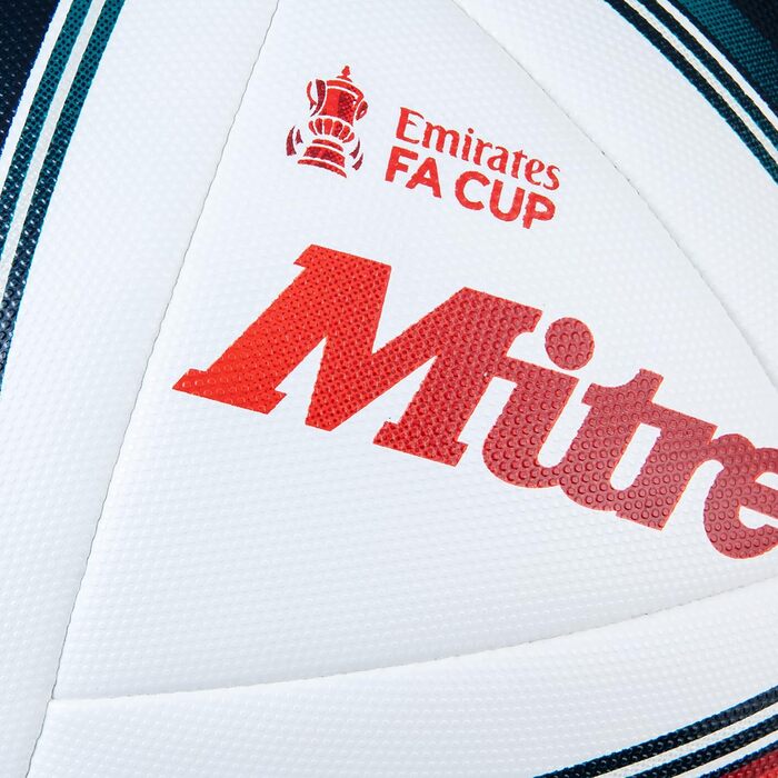 Футбольний м'яч Mitre Match FA Cup, тренувальний, високої міцності, розмір 3, білий