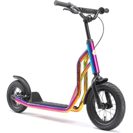 Дитячий самокат STAR SCOOTER з надувними колесами 12/10 дюймів, для міста, від 6-7 років