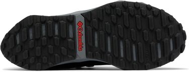 Чоловічі трекінгові черевики Columbia Facet 75 Outdry, 45 EU, чорний/вогняно-червоний